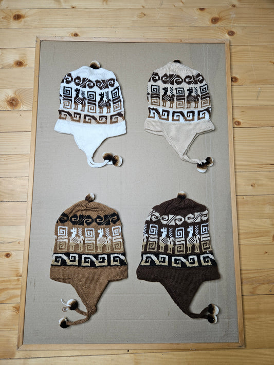 One Sided Wool Andean Hat